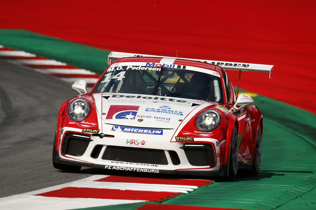 Et godt avancement blev pludselig stoppet for Mikkel O. Pedersen på Red Bull Ring i Østrig